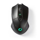 Nedis GMWS200BK Gaming Muis Wired &amp; Wireless Dpi: 500 / 1000 / 2000 / 3000 / 5000 / 10000 Dpi J