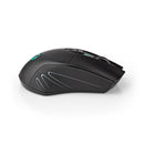 Nedis GMWS200BK Gaming Muis Wired &amp; Wireless Dpi: 500 / 1000 / 2000 / 3000 / 5000 / 10000 Dpi J