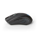 Nedis GMWS200BK Gaming Muis Wired &amp; Wireless Dpi: 500 / 1000 / 2000 / 3000 / 5000 / 10000 Dpi J