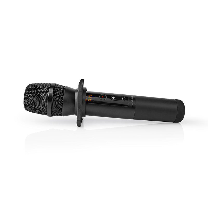 Nedis MPWL200BK Draadloze Microfoon 20 Kanalen 1 Microfoon 10 Uur Gebruikstijd Ontvanger Zwart