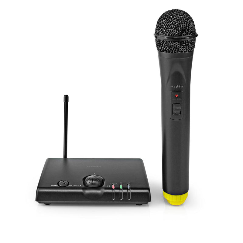 Nedis MPWL500BK Draadloze Microfoonset 1 Microfoon Cardioïde 40 Hz - 15 Khz 1500 Ohm -97 Db Volumeb