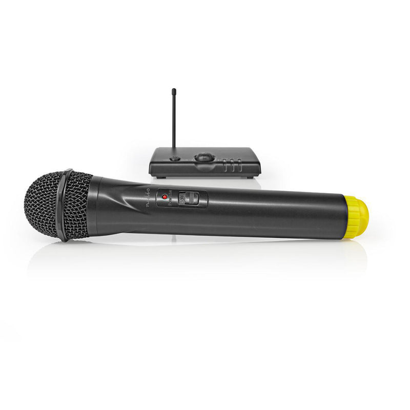 Nedis MPWL500BK Draadloze Microfoonset 1 Microfoon Cardioïde 40 Hz - 15 Khz 1500 Ohm -97 Db Volumeb