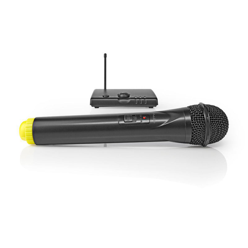 Nedis MPWL500BK Draadloze Microfoonset 1 Microfoon Cardioïde 40 Hz - 15 Khz 1500 Ohm -97 Db Volumeb