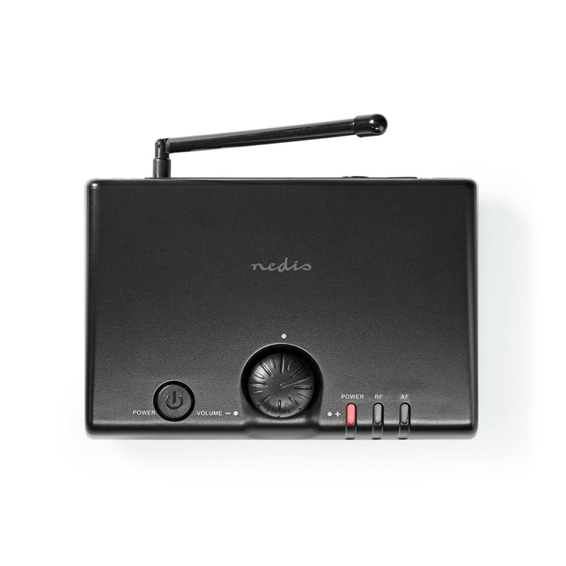 Nedis MPWL500BK Draadloze Microfoonset 1 Microfoon Cardioïde 40 Hz - 15 Khz 1500 Ohm -97 Db Volumeb
