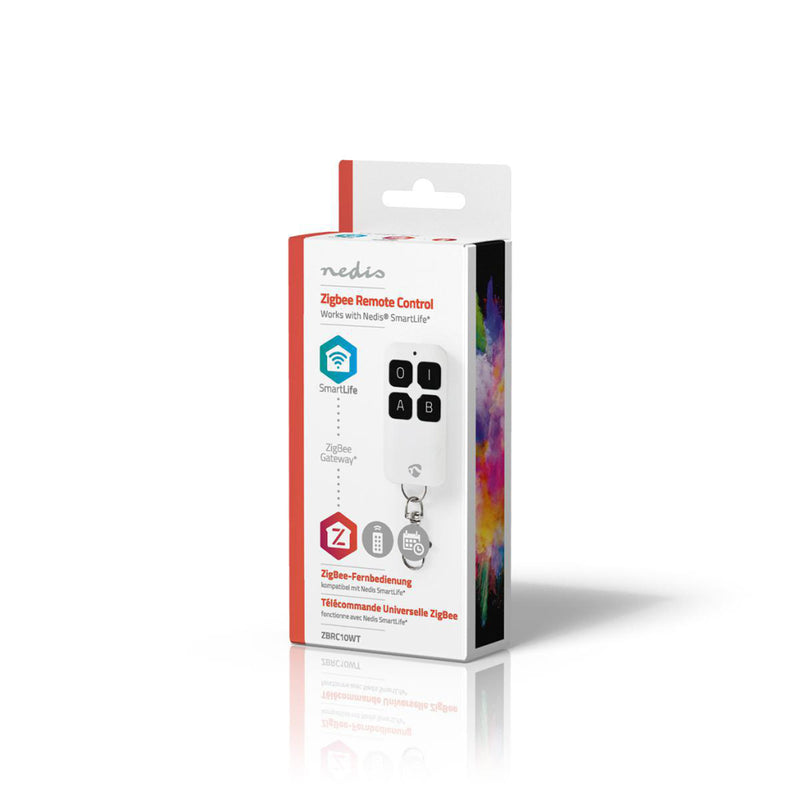 Nedis ZBRC10WT Smart Afstandsbediening Zigbee 4 Knoppen Inclusief Accu Wit