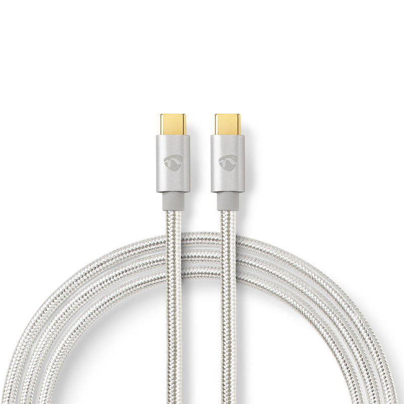 Nedis CCTB60800AL10 Usb 2.0 Kabel Voor Synchroniseren, Laden En Av-ondersteuning Usb-c&trade; Male