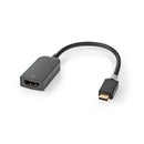 Nedis CCBW64652AT02 Usb-adapter Usb 3.2 Gen 1 Usb Type-c&trade; Male Hdmi&trade; Female 0.20 M Rond