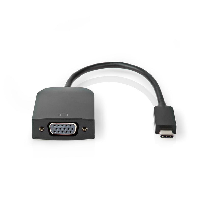 Nedis CCGP64852BK02 Usb-adapter Usb 3.2 Gen 1 Usb Type-c&trade; Male Vga Female 15p 5 Gbps 0.20 M R