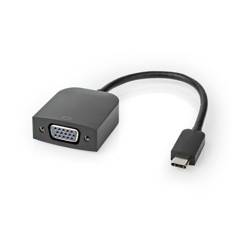 Nedis CCGP64852BK02 Usb-adapter Usb 3.2 Gen 1 Usb Type-c&trade; Male Vga Female 15p 5 Gbps 0.20 M R