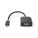 Nedis CCBW64852AT02 Usb-adapter Usb 3.2 Gen 1 Usb Type-c&trade; Male Vga Female 15p 0.20 M Rond Ver