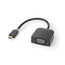 Nedis CCBW64852AT02 Usb-adapter Usb 3.2 Gen 1 Usb Type-c&trade; Male Vga Female 15p 0.20 M Rond Ver