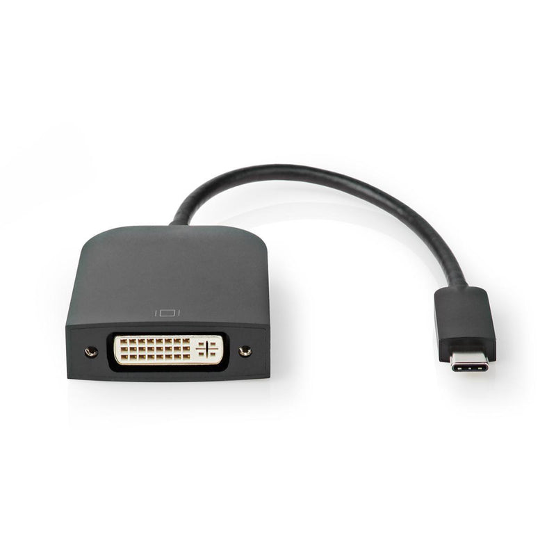Nedis CCGP64552BK02 Usb-adapter Usb 3.2 Gen 1 Usb Type-c&trade; Male Dvi-d 24+1-pins Female 0.20 M