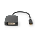 Nedis CCBW64552AT02 Usb-adapter Usb 3.2 Gen 1 Usb Type-c&trade; Male Dvi-d 24+1-pins Female 0.20 M