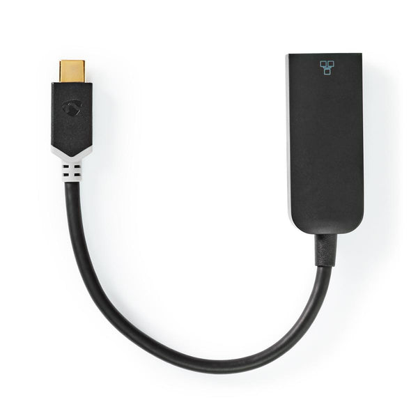 Nedis CCBW64952AT02 Usb-adapter Usb 3.2 Gen 1 Usb Type-c&trade; Male Rj45 Female 1000 Mbps 0.20 M R