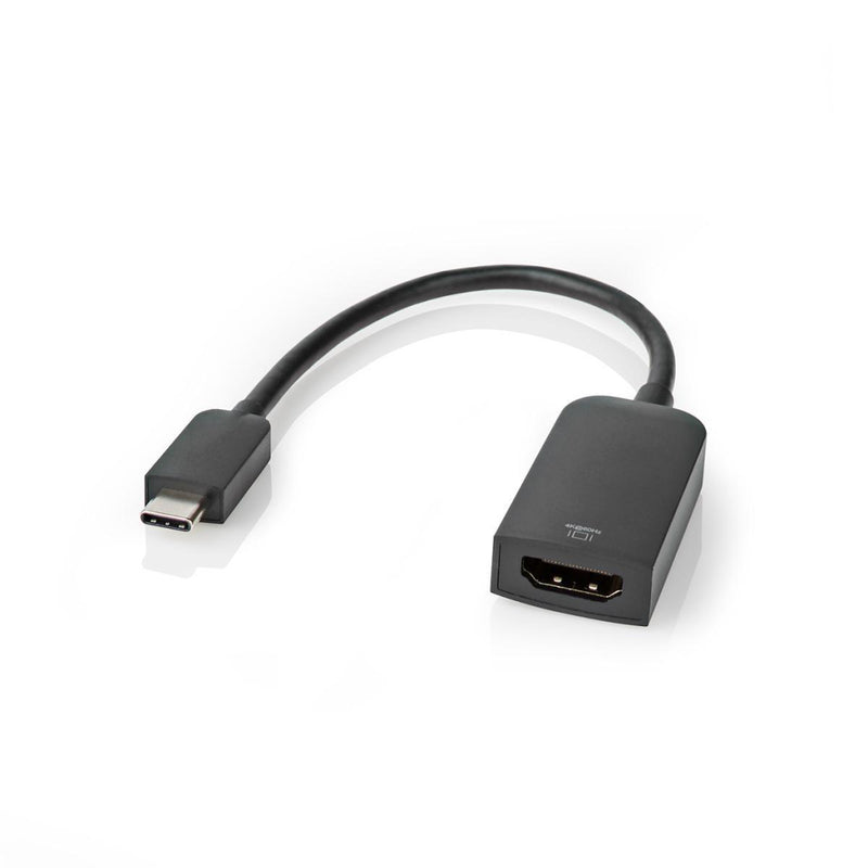 Nedis CCGP64652BK02 Usb-adapter Usb 3.2 Gen 1 Usb Type-c&trade; Male Hdmi&trade; Female 0.20 M Rond
