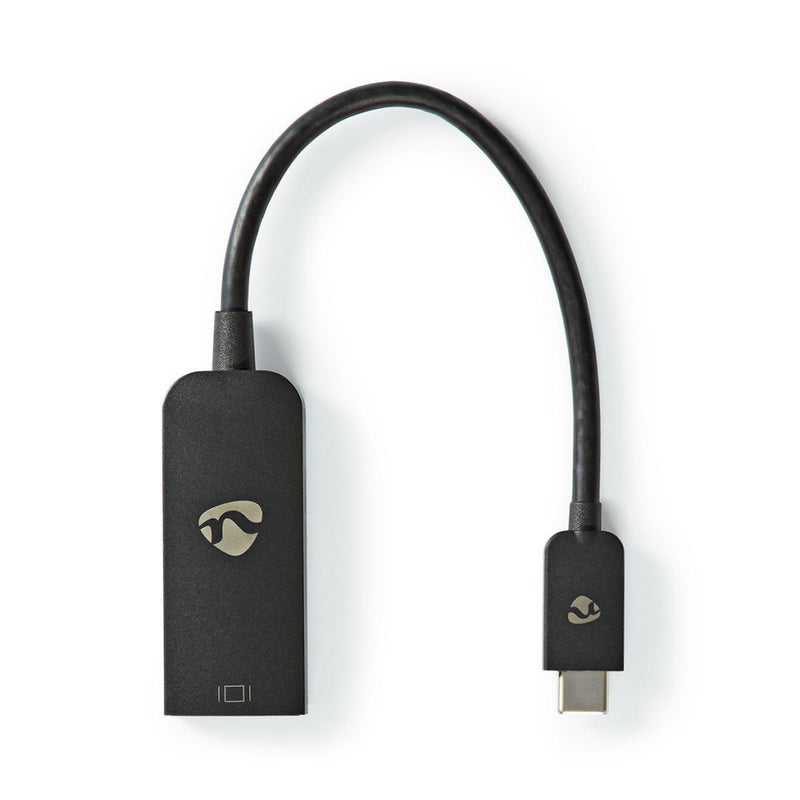 Nedis CCGP64352BK02 Usb-adapter Usb 3.2 Gen 1 Usb Type-c&trade; Male Displayport Female 0.20 M Rond