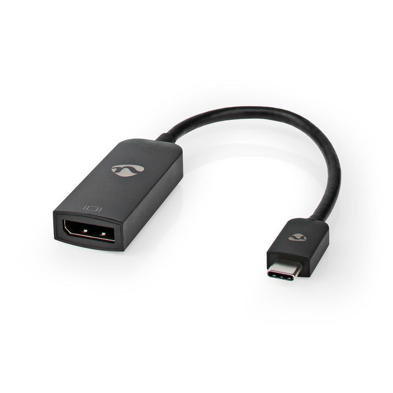Nedis CCGP64352BK02 Usb-adapter Usb 3.2 Gen 1 Usb Type-c&trade; Male Displayport Female 0.20 M Rond