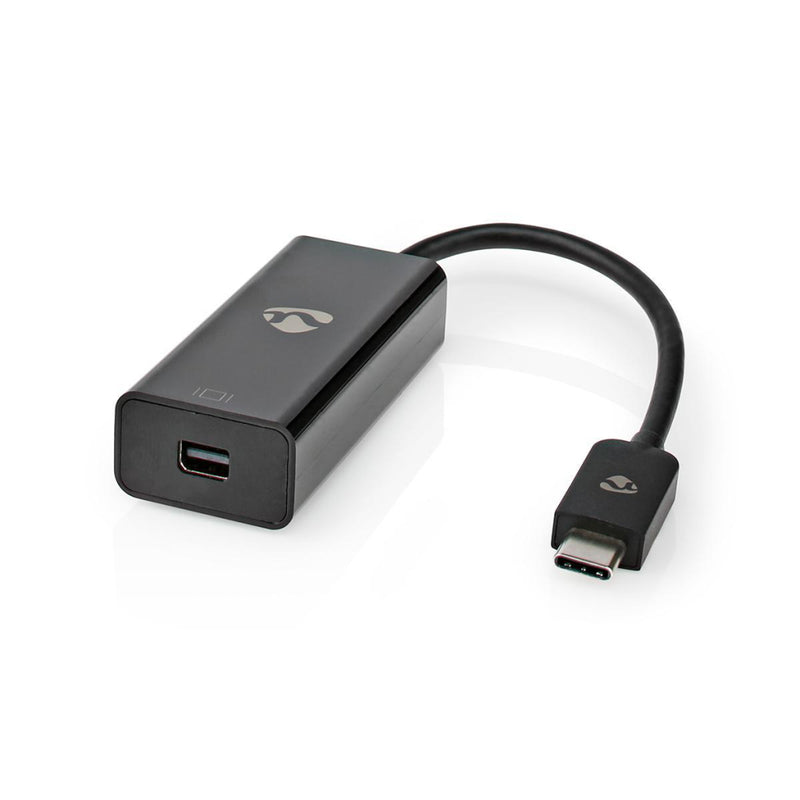 Nedis CCGP64452BK02 Usb-adapter Usb 3.2 Gen 1 Usb Type-c&trade; Male Mini Displayport 0.20 M Rond V