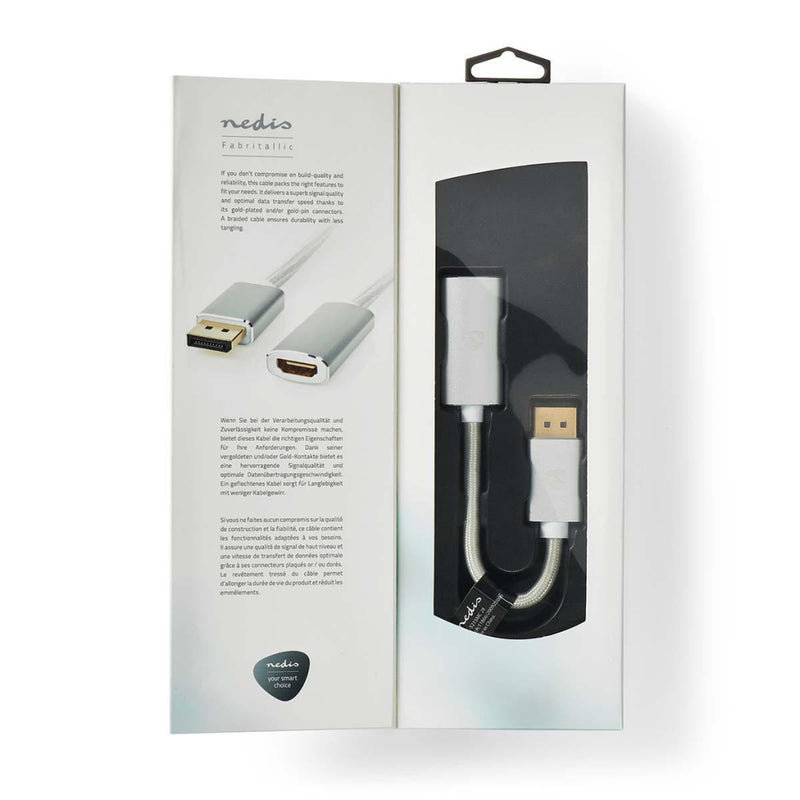 Nedis CCTB37150AL02 Displayport-kabel Displayport Male Hdmi&trade; Output 4k@60hz Verguld 0.20 M Ro