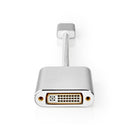 Nedis CCTB37250AL02 Displayport-kabel Displayport Male Dvi-d 24+1-pins Female 1080p Verguld 0.20 M