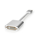 Nedis CCTB37250AL02 Displayport-kabel Displayport Male Dvi-d 24+1-pins Female 1080p Verguld 0.20 M