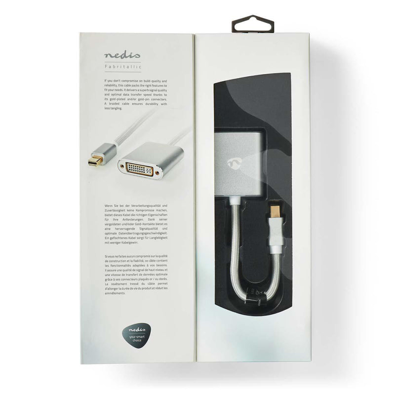 Nedis CCTB37750AL02 Mini Displayport-kabel Displayport 1.2 Mini-displayport Male Dvi-d 24+1-pins Fe