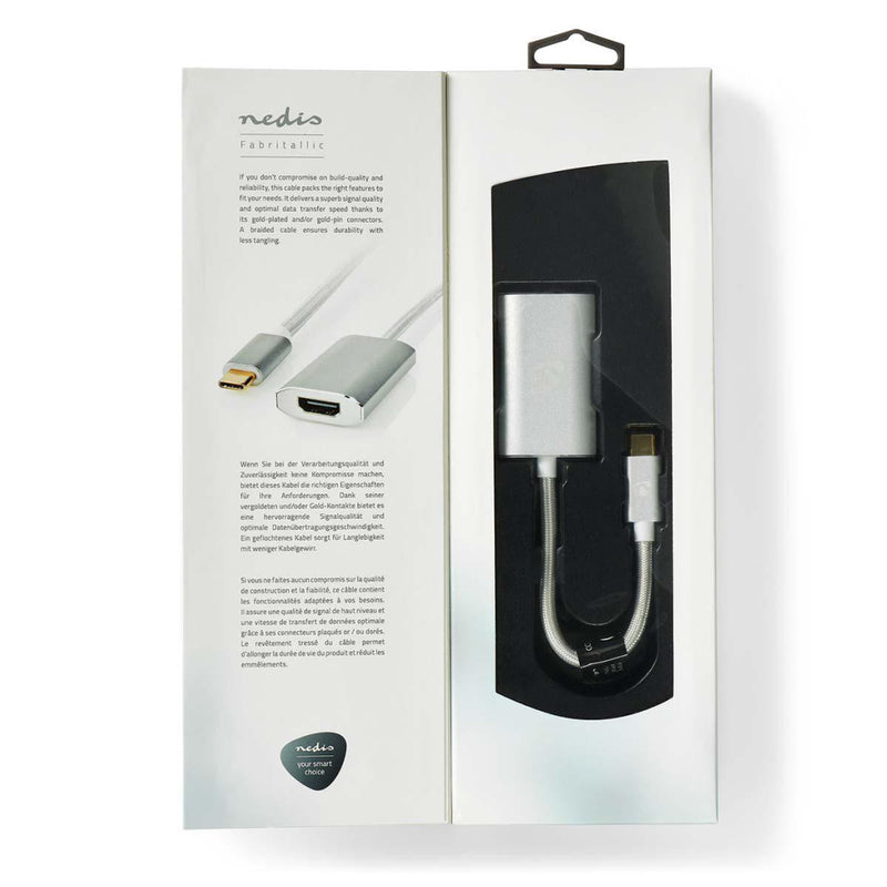 Nedis CCTB64680AL02 Usb-adapter Usb 3.2 Gen 1 Usb Type-c&trade; Male Hdmi&trade; Connector 0.20 M R