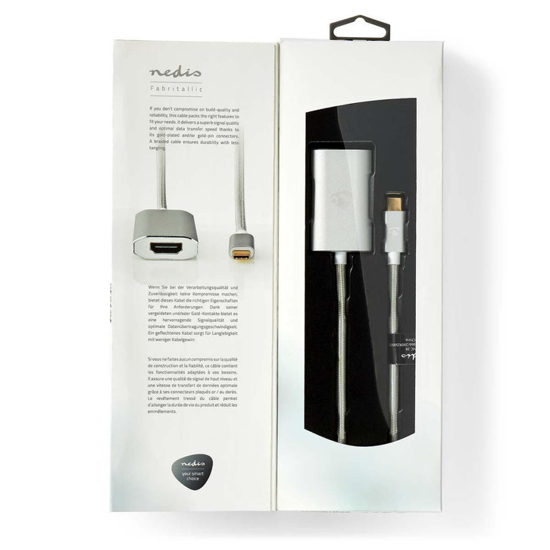 Nedis CCTB64680AL20 Usb-adapter Usb 3.2 Gen 1 Usb Type-c&trade; Male Hdmi&trade; Connector 2.00 M R