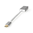 Nedis CCTB64450AL02 Usb-adapter Usb 3.2 Gen 1 Usb-c&trade; Male Displayport Female 5 Gbps 0.20 M Ro