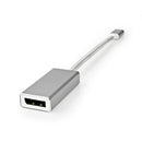 Nedis CCTB64450AL02 Usb-adapter Usb 3.2 Gen 1 Usb-c&trade; Male Displayport Female 5 Gbps 0.20 M Ro