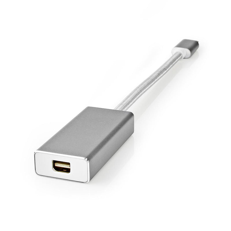 Nedis CCTB64550AL02 Usb-adapter Usb 3.2 Gen 1 Usb-c&trade; Male Mini Displayport 5 Gbps 0.20 M Rond