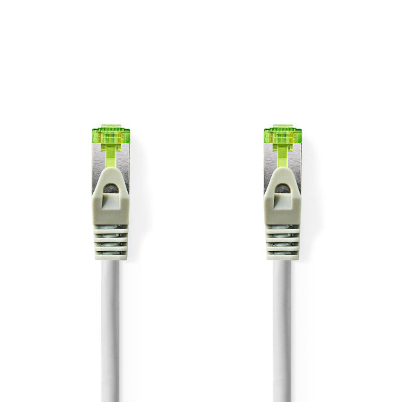 Nedis CCBW85420GY100 Cat7-kabel S/ftp Rj45 Male Rj45 Male 10.0 M Rond Lszh Grijs Window Box