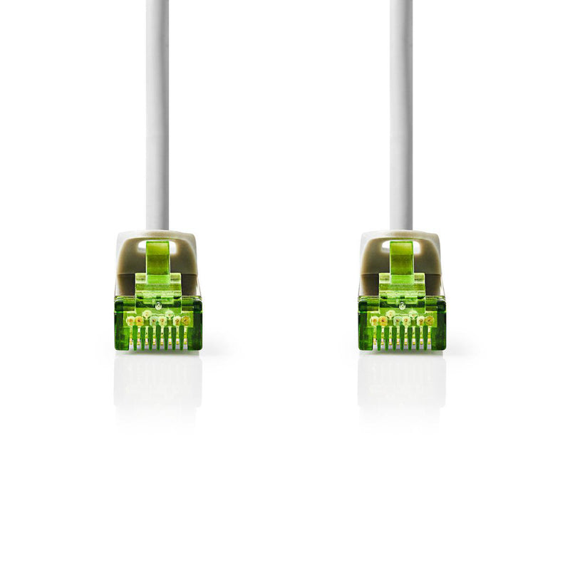 Nedis CCBW85420GY100 Cat7-kabel S/ftp Rj45 Male Rj45 Male 10.0 M Rond Lszh Grijs Window Box