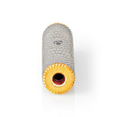 Nedis CATB22950GD Stereo-audioadapter 3,5 Mm Female 3,5 Mm Female Verguld Recht Aluminium Goud / Me