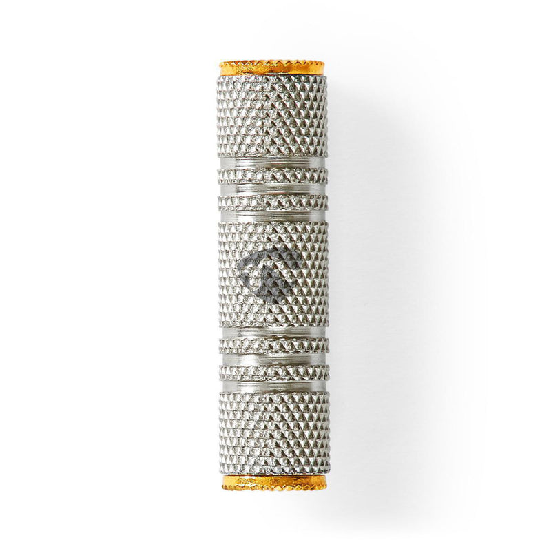 Nedis CATB22950GD Stereo-audioadapter 3,5 Mm Female 3,5 Mm Female Verguld Recht Aluminium Goud / Me