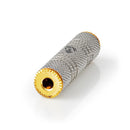 Nedis CATB22950GD Stereo-audioadapter 3,5 Mm Female 3,5 Mm Female Verguld Recht Aluminium Goud / Me