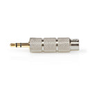 Nedis CATB22935GD Stereo-audioadapter 3,5 Mm Male 6,35 Mm Female Verguld Recht Metaal Goud / Metaal