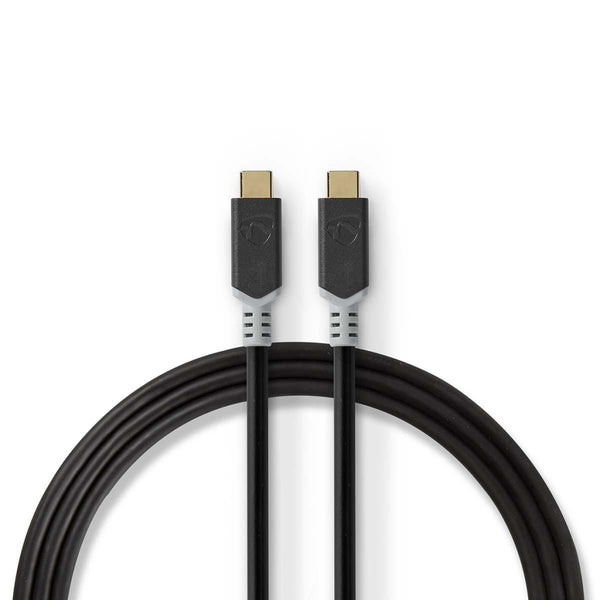 Nedis CCBW64020AT10 Usb-kabel Usb 3.2 Gen 2x2 Usb Type-c&trade; Male Usb Type-c&trade; Male 20 Gbps