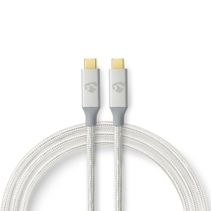 Nedis CCTB64020AL10 Usb-kabel Usb 3.2 Gen 2x2 Usb Type-c&trade; Male Usb Type-c&trade; Male 20 Mbps