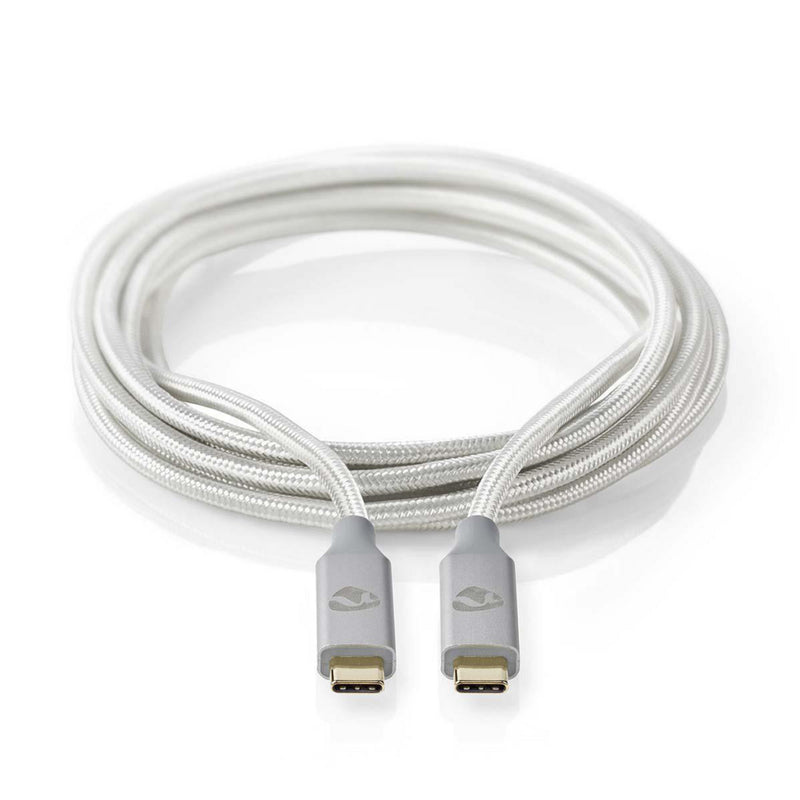 Nedis CCTB64020AL10 Usb-kabel Usb 3.2 Gen 2x2 Usb Type-c&trade; Male Usb Type-c&trade; Male 20 Mbps