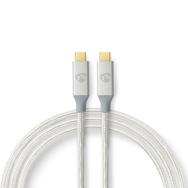 Nedis CCTB64020AL20 Usb-kabel Usb 3.2 Gen 2x2 Usb Type-c&trade; Male Usb Type-c&trade; Male 20 Gbps