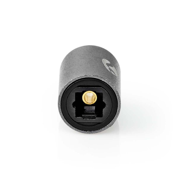 Nedis CATB25950GY &reg; Koppelstuk Optische-audiokabels Toslink Female - Toslink Female Aluminium G