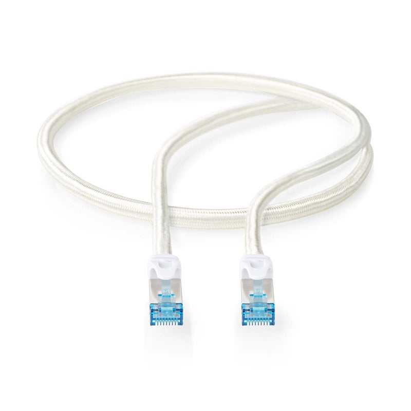 Nedis CCTB85321AL30 Cat6a-kabel S/ftp Rj45 Male Rj45 Male 3.00 M Snagless Rond Gevlochten / Pvc Zil