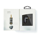 Nedis CATB22975GY Stereo-audioadapter 3,5 Mm Male 3,5 Mm Female Verguld Recht Metaal Goud / Gunmeta