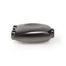 Nedis CATB25940GY Toslink-adapter Toslink Female 2x Toslink Female Splitter Aluminium Gun Metal Gri