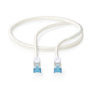 Nedis CCTB85321AL05 Cat6a-kabel S/ftp Rj45 Male Rj45 Male 0.50 M Snagless Rond Gevlochten / Pvc Zil