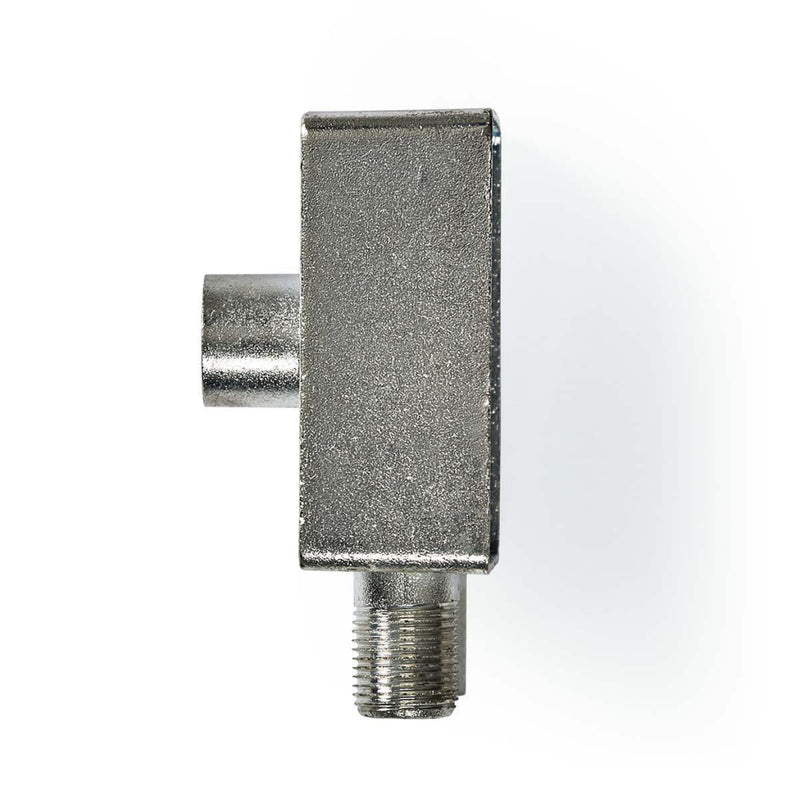Nedis CSGP40970ME Satelliet- En Antenne-adapter F-female / Iec (coax) Male Iec (coax) Female Vernik