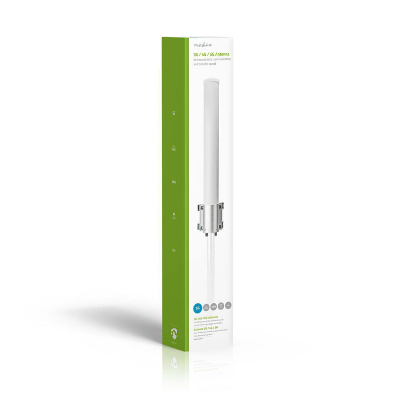 Nedis ANOR5G40ME 3g / 4g-antenne Gsm / 3g / 4g / 5g Voor Buiten 698 - 5000 Mhz Versterking: 6 Db Wi