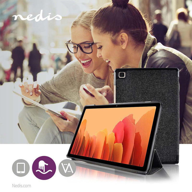 Nedis TCVR10006GY Samsung Galaxy Tab A7 10.4&quot; 2020 Tablet Folio Case Grijs/Zwart