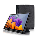 Nedis TCVR10007GY Tablet Folio Case Gebruikt Voor: Samsung Galaxy Tab S7 Auto-wake-functie Grijs/zw